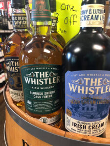The Whistler Irish Whisky on sale at The Pond Liquor Store in Blackduck Minnesota